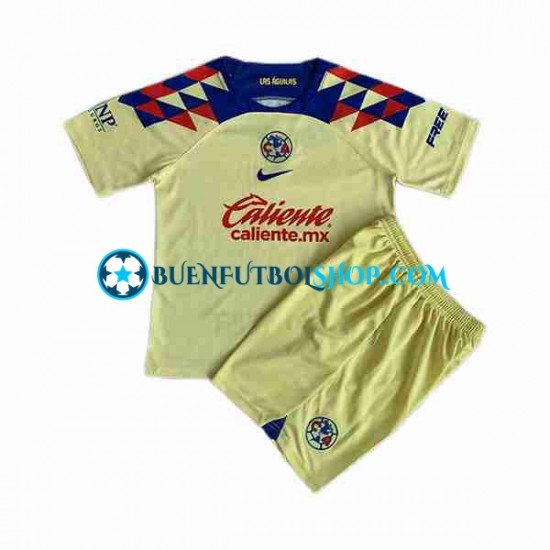 Camiseta de Fútbol Club América 2023-2024 Primera Equipación Manga Corta Niño