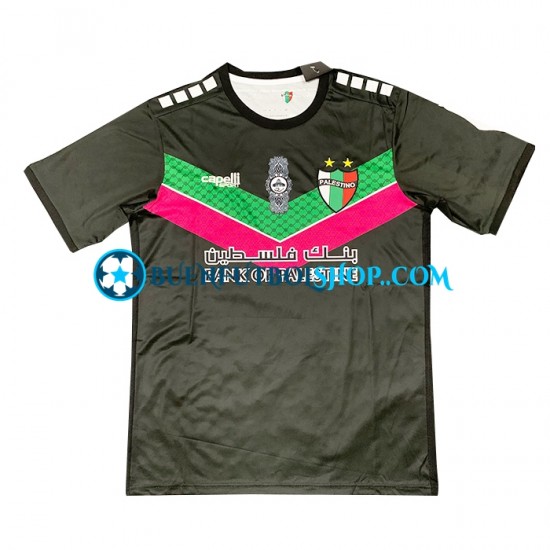 Camiseta de Fútbol Club Deportivo Palestino 2022-2023 Segunda Equipación Manga Corta Hombre