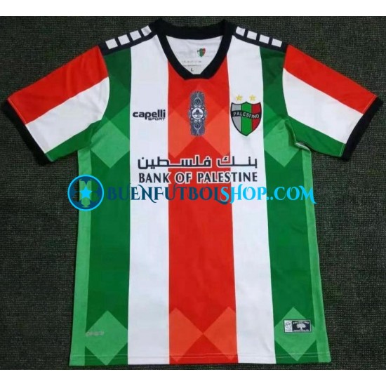 Camiseta de Fútbol Club Deportivo Palestino 2021 Primera Equipación Manga Corta Hombre