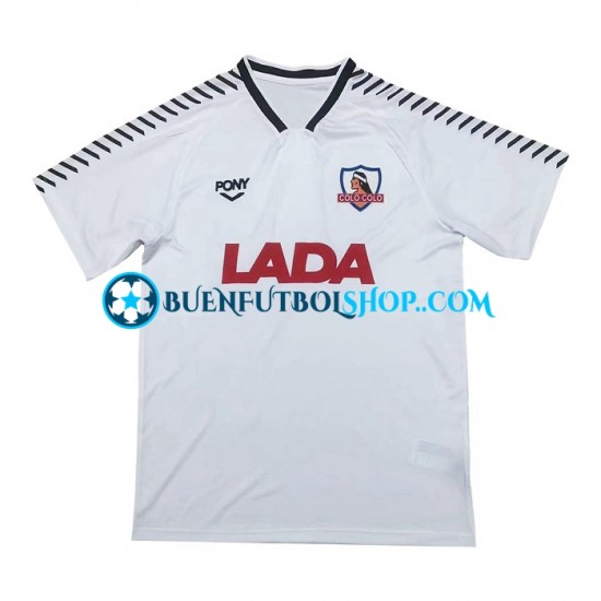 Camiseta de Fútbol Colo-Colo Retro 1992 Primera Equipación Manga Corta Hombre