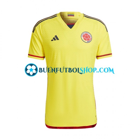 Camiseta de Fútbol Colombia 2022-2023 Primera Equipación Manga Corta Hombre