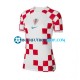 Camiseta de Fútbol Croacia World Cup 2022 Primera Equipación Manga Corta para Mujer