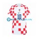 Camiseta de Fútbol Croacia Modric 10 World Cup 2022 Primera Equipación Manga Corta Hombre