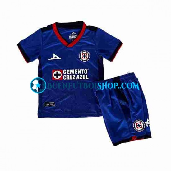 Camiseta de Fútbol Cruz Azul 2023-2024 Primera Equipación Manga Corta Niño