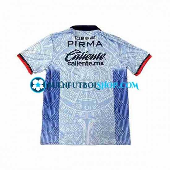 Camiseta de Fútbol Cruz Azul Day of the Dead 2023-2024 Segunda Equipación Manga Corta Hombre