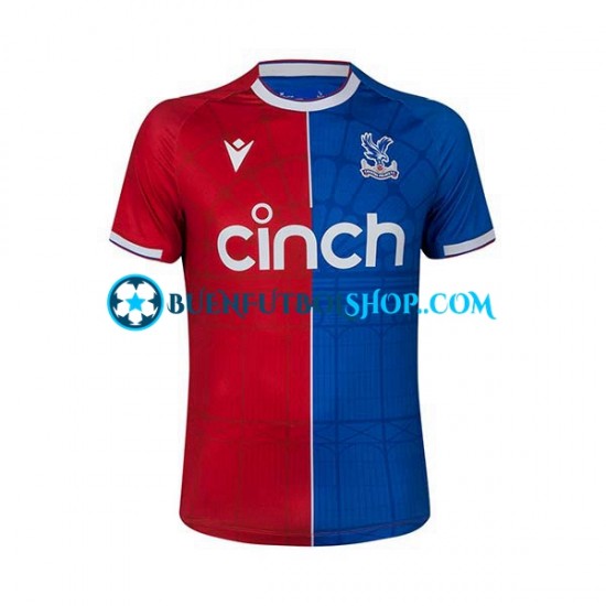 Camiseta de Fútbol Crystal Palace 2023-2024 Primera Equipación Manga Corta Hombre