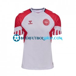 Camiseta de Fútbol Dinamarca 2023 Segunda Equipación Manga Corta Hombre Camiseta de Fútbol Dinamarca 2023 Segunda Equipación Manga Corta Hombre