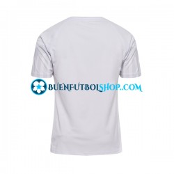 Camiseta de Fútbol Dinamarca World Cup 2022 Segunda Equipación Manga Corta Hombre