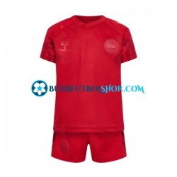 Camiseta de Fútbol Dinamarca World Cup 2022 Primera Equipación Manga Corta Niño Camiseta de Fútbol Dinamarca World Cup 2022 Primera Equipación Manga Corta Niño