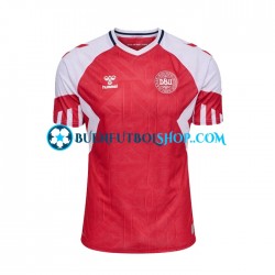 Camiseta de Fútbol Dinamarca 2023 Primera Equipación Manga Corta Hombre Camiseta de Fútbol Dinamarca 2023 Primera Equipación Manga Corta Hombre