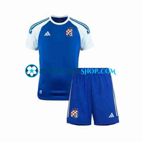 Camiseta de Fútbol Dinamo Zagreb 2023-2024 Primera Equipación Manga Corta Niño