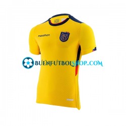 Camiseta de Fútbol Ecuador World Cup 2022 Primera Equipación Manga Corta Hombre