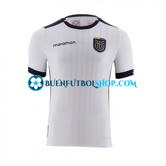 Camiseta de Fútbol Ecuador World Cup 2022 Tercera Equipación Manga Corta Hombre