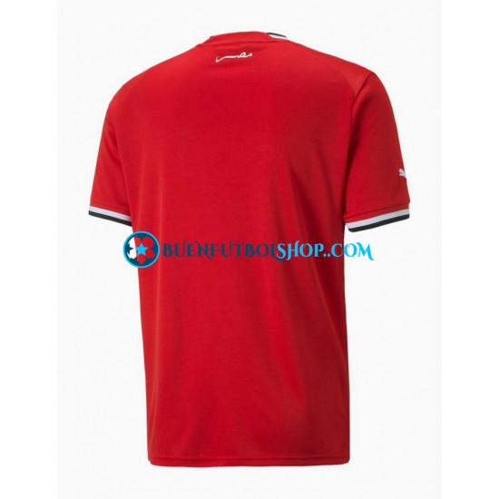 Camiseta de Fútbol Egipto 2022 Primera Equipación Manga Corta Hombre