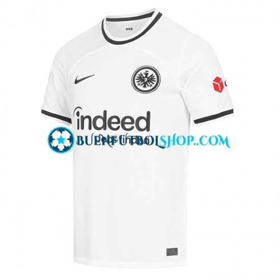 Camiseta de Fútbol Eintracht Frankfurt 2022-2023 Primera Equipación Manga Corta Hombre