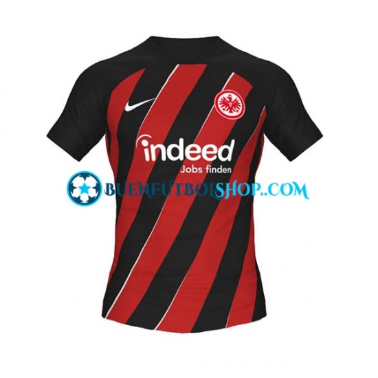 Camiseta de Fútbol Eintracht Frankfurt 2023-2024 Primera Equipación Manga Corta Hombre