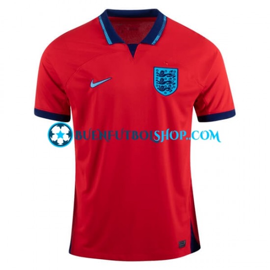 Camiseta de Fútbol Inglaterra World Cup 2022 Segunda Equipación Manga Corta Hombre