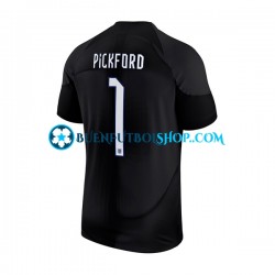 Camiseta de Fútbol Inglaterra Portero Pickford 1 World Cup 2022 Primera Equipación Manga Corta Hombre Camiseta de Fútbol Inglaterra Portero Pickford 1 World Cup 2022 Primera Equipación Manga Corta Hombre