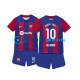 Camiseta de Fútbol FC Barcelona Ansu Fati 10 2023-2024 Primera Equipación Manga Corta Niño