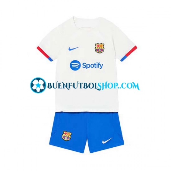 Camiseta de Fútbol FC Barcelona 2023-2024 Segunda Equipación Manga Corta Niño