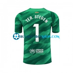 Camiseta de Fútbol FC Barcelona Portero Ter Stegen 1 2023-2024 Primera Equipación Manga Corta Hombre