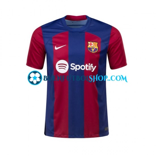 Camiseta de Fútbol FC Barcelona 2023-2024 Primera Equipación Manga Corta Hombre