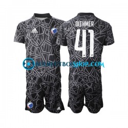Camiseta de Fútbol FC Copenhagen Portero Andreas Dithmer 41 2022-2023 Primera Equipación Manga Corta Niño Camiseta de Fútbol FC Copenhagen Portero Andreas Dithmer 41 2022-2023 Primera Equipación Manga Corta Niño