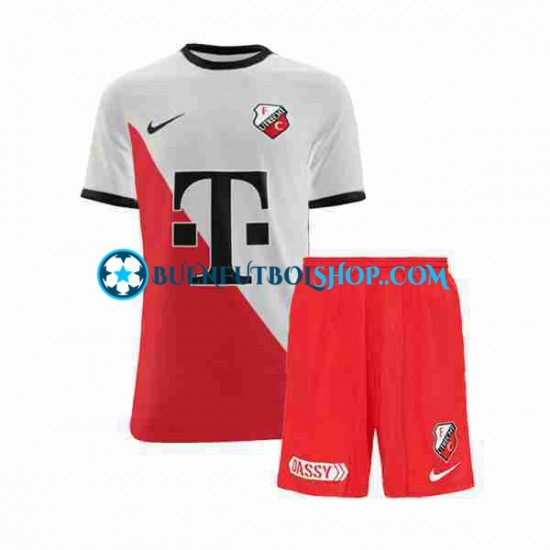 Camiseta de Fútbol FC Utrecht 2022-2023 Primera Equipación Manga Corta Niño