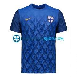 Camiseta de Fútbol Finlandia 2022 Segunda Equipación Manga Corta Hombre