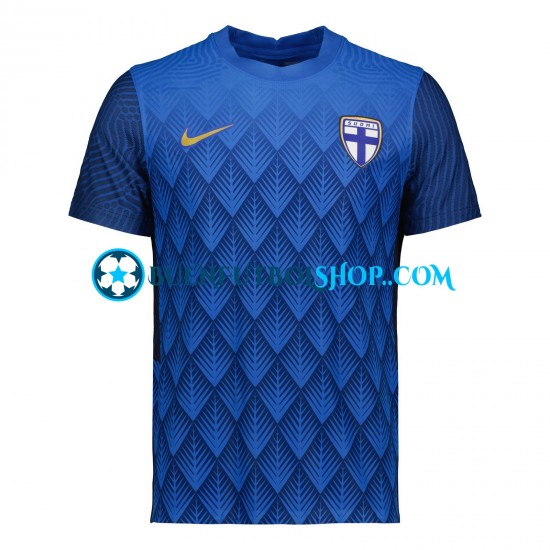 Camiseta de Fútbol Finlandia 2022 Segunda Equipación Manga Corta Hombre