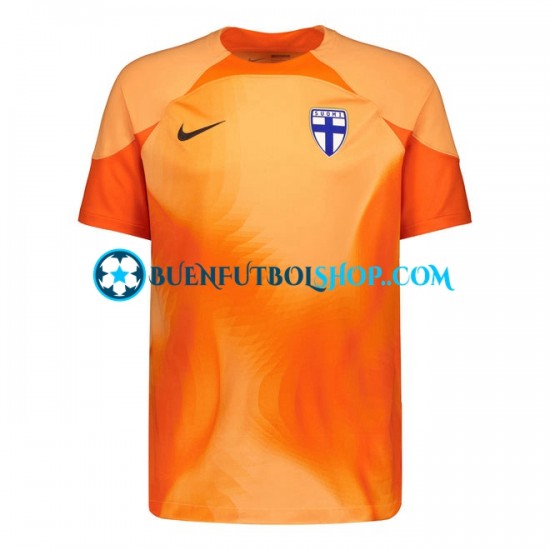 Camiseta de Fútbol Finlandia Portero 2022 Primera Equipación Manga Corta Hombre