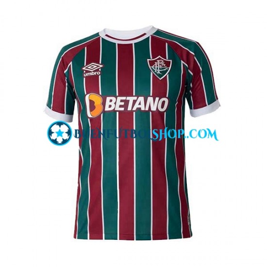 Camiseta de Fútbol Fluminense 2023-2024 Primera Equipación Manga Corta Hombre