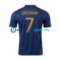 Camiseta de Fútbol Francia Griezmann 7 World Cup 2022 Primera Equipación Manga Corta Hombre