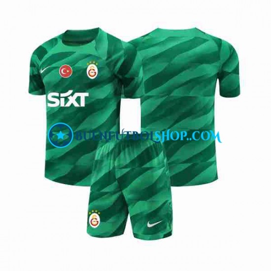 Camiseta de Fútbol Galatasaray Portero 2023-2024 Primera Equipación Manga Corta Niño