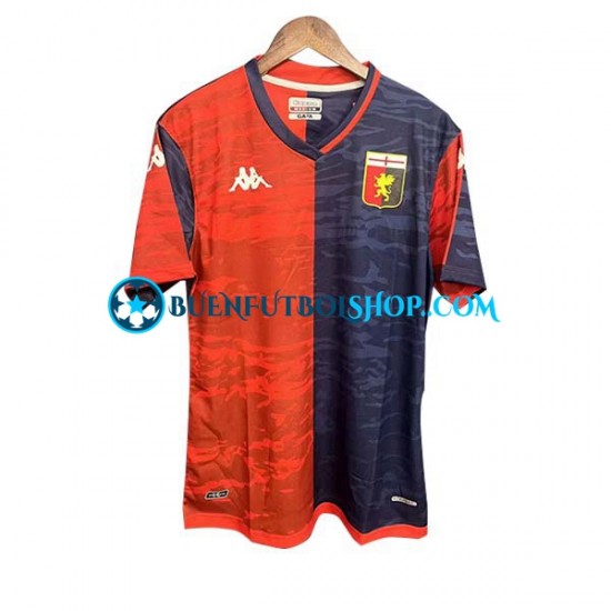 Camiseta de Fútbol Genoa 2023-2024 Primera Equipación Manga Corta Hombre