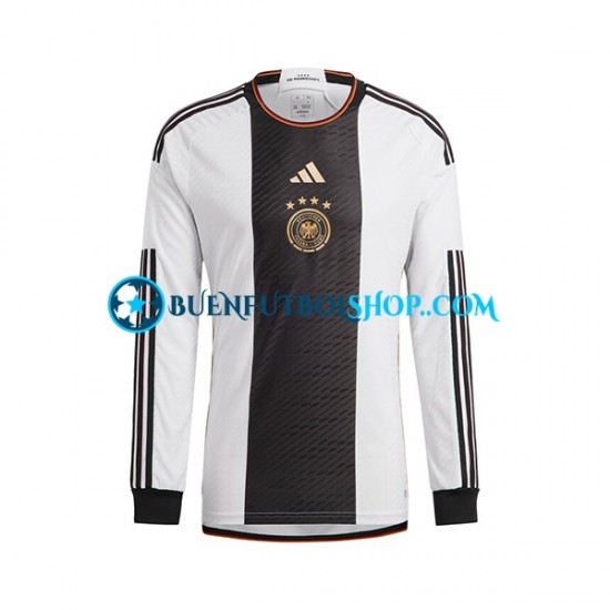 Camiseta de Fútbol Alemania World Cup 2022 Primera Equipación Manga Larga Hombre