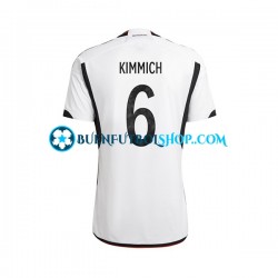 Camiseta de Fútbol Alemania Joshua Kimmich 6 World Cup 2022 Primera Equipación Manga Corta Hombre