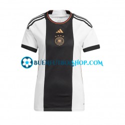 Camiseta de Fútbol Alemania World Cup 2022 Primera Equipación Manga Corta para Mujer