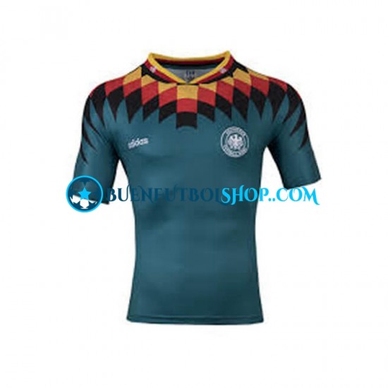 Camiseta de Fútbol Alemania Retro 1994 Segunda Equipación Manga Corta Hombre