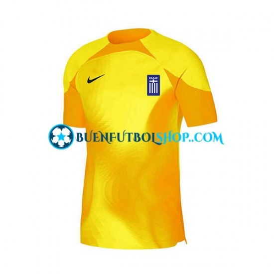 Camiseta de Fútbol Grecia Portero 2023 Primera Equipación Manga Corta Hombre