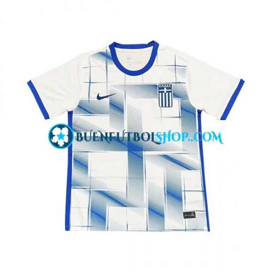 Camiseta de Fútbol Grecia 2022-2023 Primera Equipación Manga Corta Hombre