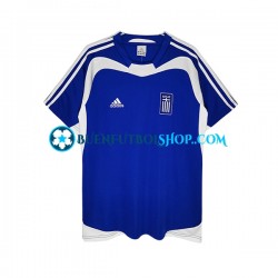 Camiseta de Fútbol Grecia Retro 2004 Segunda Equipación Manga Corta Hombre
