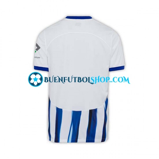 Camiseta de Fútbol Hertha BSC 2023-2024 Primera Equipación Manga Corta Hombre