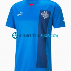 Camiseta de Fútbol Islandia 2022 Primera Equipación Manga Corta Hombre