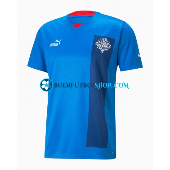 Camiseta de Fútbol Islandia 2022 Primera Equipación Manga Corta Hombre