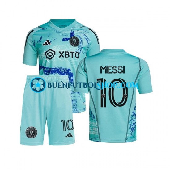 Camiseta de Fútbol Inter Miami Lionel Messi 10 Special 2023-2024 Primera Equipación Manga Corta Niño