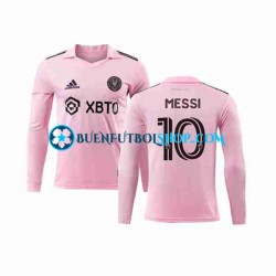 Camiseta de Fútbol Inter Miami Lionel Messi 10 2023-2024 Primera Equipación Manga Larga Hombre Camiseta de Fútbol Inter Miami Lionel Messi 10 2023-2024 Primera Equipación Manga Larga Hombre