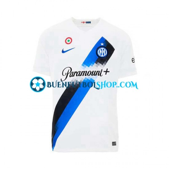 Camiseta de Fútbol Inter Milan 2023-2024 Segunda Equipación Manga Corta Hombre