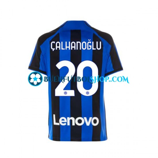 Camiseta de Fútbol Inter Milan Hakan Calhanoglu 20 2022-2023 Primera Equipación Manga Corta Hombre