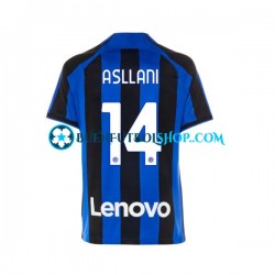 Camiseta de Fútbol Inter Milan Kristjan Asllani 14 2022-2023 Primera Equipación Manga Corta Hombre Camiseta de Fútbol Inter Milan Kristjan Asllani 14 2022-2023 Primera Equipación Manga Corta Hombre